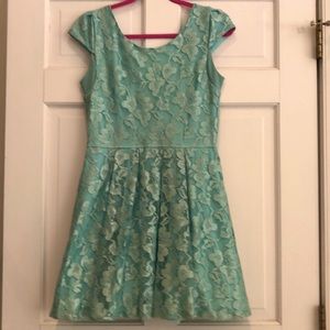 Delia’s Turquoise Blue Lace Dress
